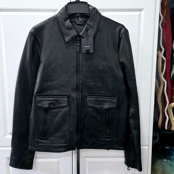 RUDSAK Leather Moto Jacket - Picture 1 of 16